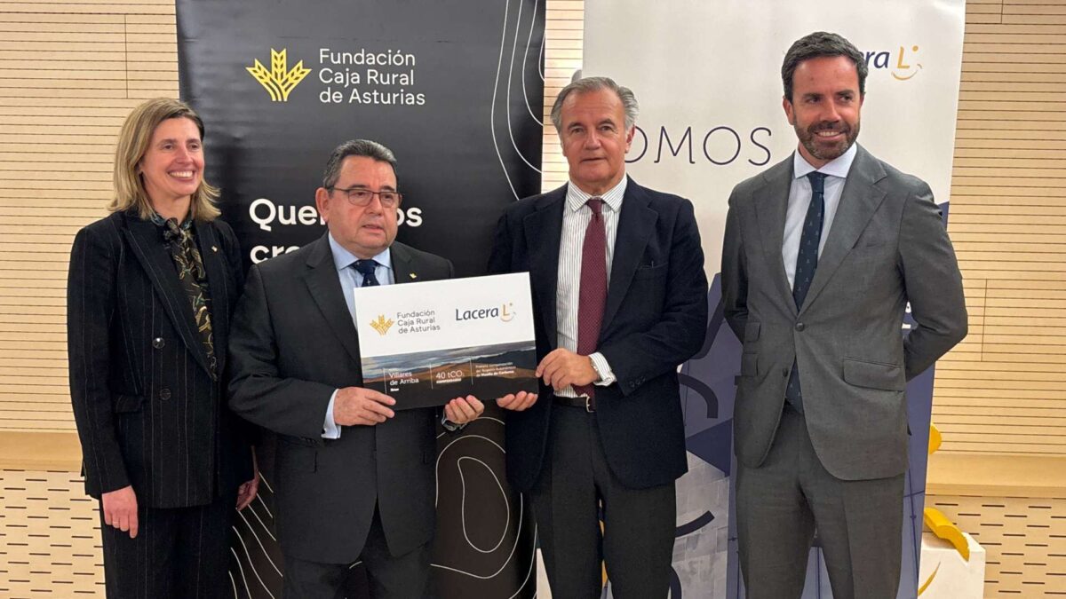 Fundación Caja Rural de Asturias y Grupo Lacera formalizan la primera compensación de huella de carbono en el registro asturiano