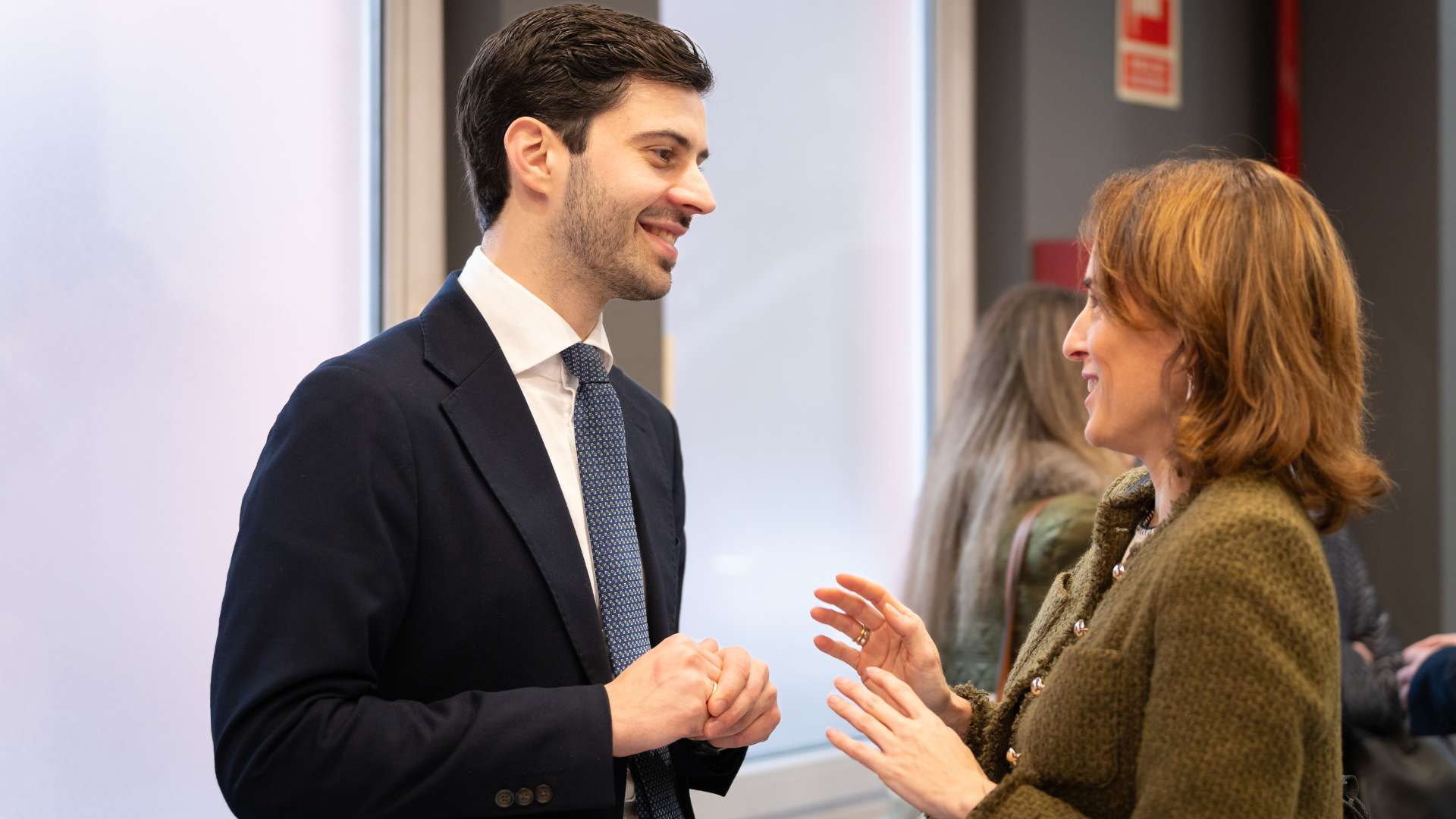 Pedro Carro, Fundación Caja Rural de Asturias, y Beatriz Álvarez, Caja Rural de Asturias